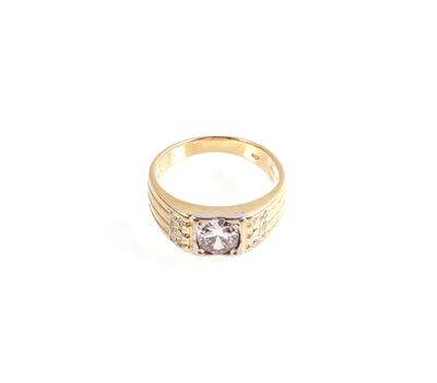 Brillant Ring zus. ca. 0,85 ct - Klenoty a náramkové