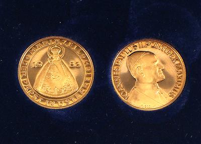 2 Goldmedaillen "Mariazell 1983" - Mince a medaile