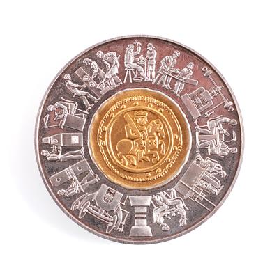 Bimetall Münze ATS 1000,-- - Coins  and medals