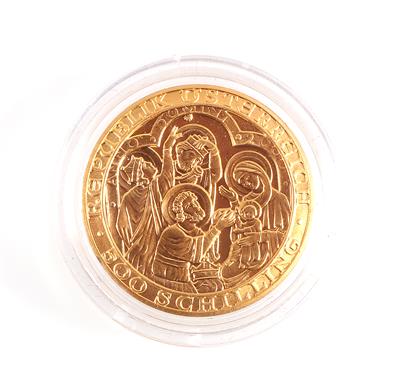 Goldmünze ATS 500,-- - Monete e medaglie