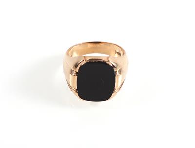 Onyx-Herrenring - Jewellery and watches