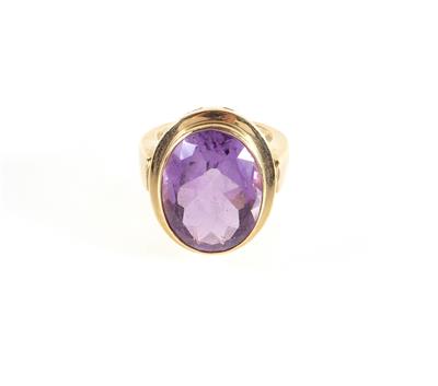 Amethyst Damenring ca. 17 ct - Jewellery and watches