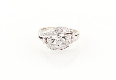 Brillant Diamant Damenring zus. ca. 0,70 ct - Gioielli e orologi