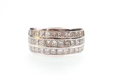 Diamant Brillant Damenring zus. ca. 2,35 ct - Jewellery and watches