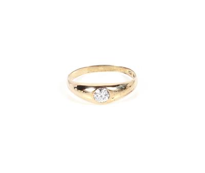Brillant Ring ca. 0,30 ct - Jewellery and watches