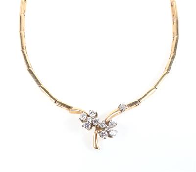 Brillant Collier zus.0,62 ct - Gioielli e orologi