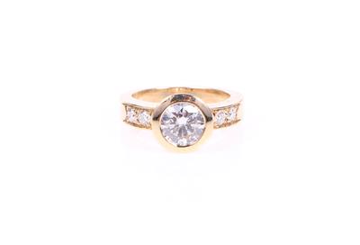 Brillant Damenring zus. ca. 1,45 ct - Jewellery and watches