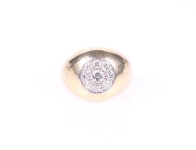 Brillant Ring zus. ca. 0,70 ct - Klenoty a náramkové