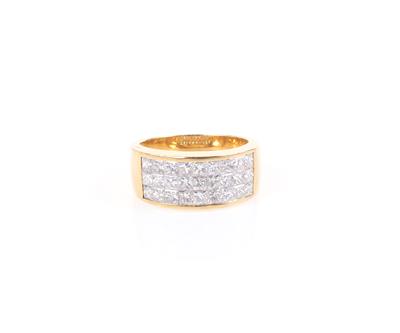 Diamant Damenring zus. ca. 1,80 ct - Jewellery and watches