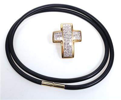 Diamant Kreuz zus. ca.3,26 ct - Klenoty a náramkové