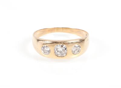 Brillant Diamant Ring zus. ca. 0,70 ct - Jewellery and watches