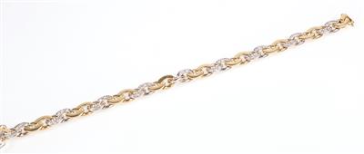 Diamantbroadarmband zus. ca. 0,80 ct - Gioielli e orologi