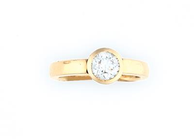 Brillantsolitär ca. 0,90 ct - Jewellery and watches