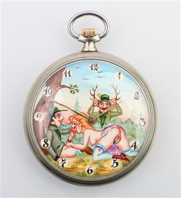 Erotische Taschenuhr DOXA - Gioielli e orologi