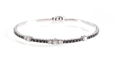 Brillant Armreif zus. ca. 1,50 ct (tlw. beh.) - Jewellery and watches