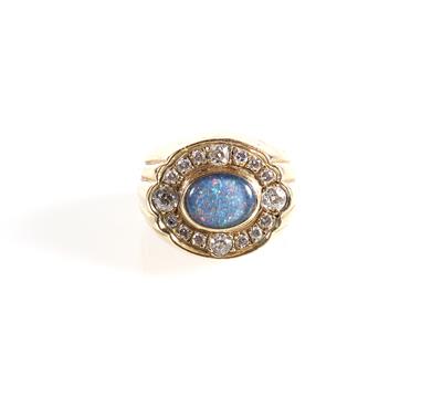Brillant Diamant Damenring zus. ca. 0,70 ct - Jewellery and watches
