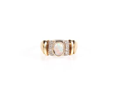 Brillant Opal Damenring - Schmuck und Uhren