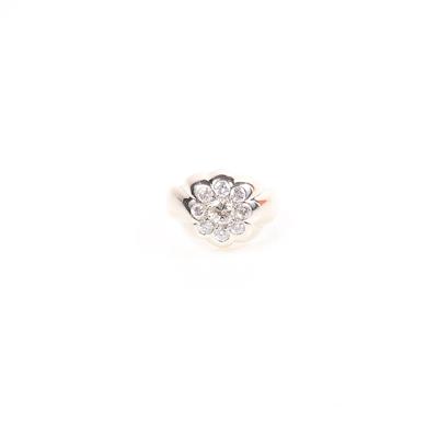 Brillant Ring zus. ca.0,95 ct - Jewellery and watches
