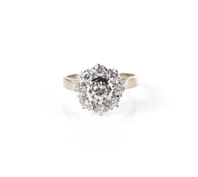 Brillant Damenring zus. ca. 0,70 ct - Schmuck und Uhren