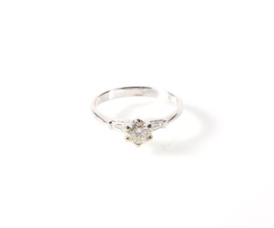 Brillant Diamant Damenring zus. ca. 0,50 ct - Jewellery and watches