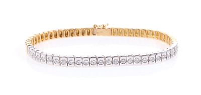 Brillant Armkette zus. ca. 1,00 ct - Jewellery and watches