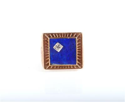 Lapis Lazuli Herrenring - Jewellery and watches