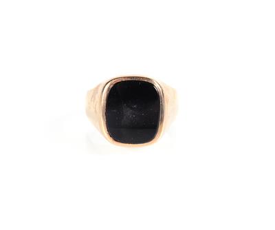 Onyx Herrenring - Schmuck und Uhren