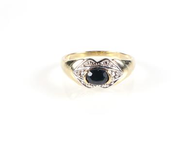 Saphir Diamant Damenring - Jewellery and watches