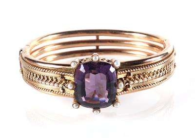 Amethyst Kulturperlen Armreif - Schmuck und Uhren Muttertagsspecial