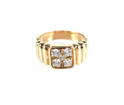Brillant Ring zus. ca.0,65 ct - Jewellery and watches
