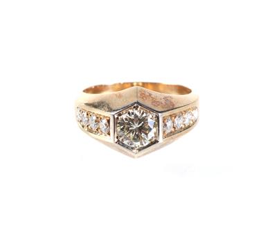 Brillant Ring zus. ca.1,40 ct - Gioielli e orologi