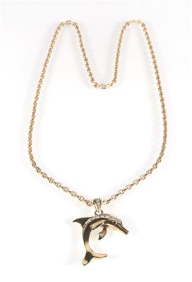 Brillant Saphir Anhänger "Delphin" - Jewellery and watches