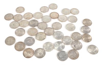 40 Silbermünzen ATS 25,- - Klenoty a náramkové