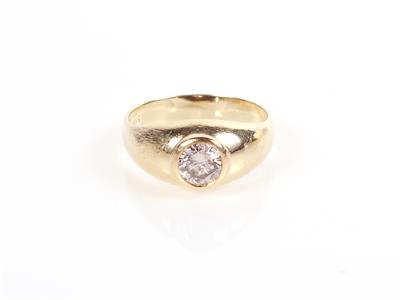 Brillant Ring ca. 0,60 ct - Jewellery and watches