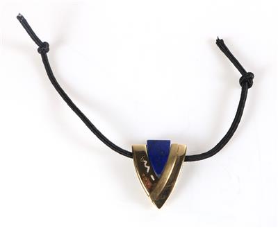 Lapis Lazuli (beh.) Anhänger - Schmuck und Uhren