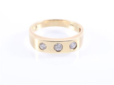 Brillant Ring zus. 0,40 ct - Jewellery and watches