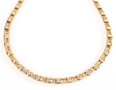 Brillant Collier, zus. ca. 2,25 ct - Jewellery and watches