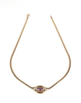 Amethyst Diamant Collier - Jewellery and watches