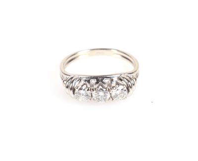 Brillant Damenring zus. ca. 0,65 ct - Schmuck und Uhren