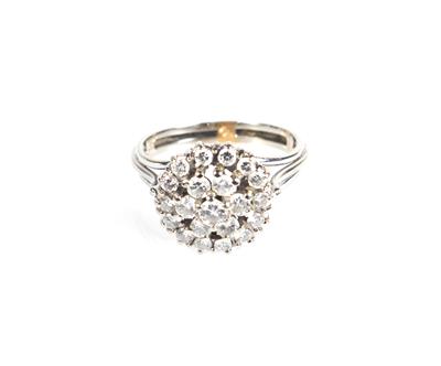 Brillant Damenring zus. ca. 0,65 ct - Schmuck und Uhren