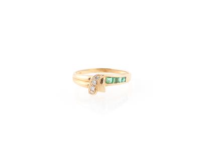 Brillant Smaragd Ring - Klenoty a náramkové