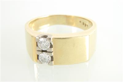 Brillant Ring zus. 0,46 ct (grav.) - Schmuck und Uhren