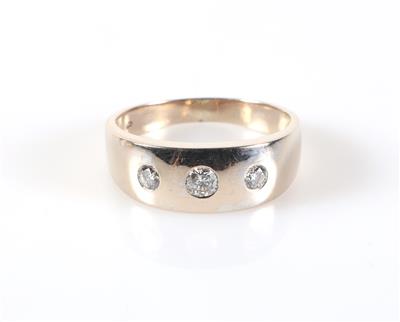 Brillant Allianz Ring zus. ca. 0,35 ct - Jewellery and watches