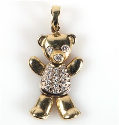 Brillant Anhänger "Teddybär" - Jewellery and watches