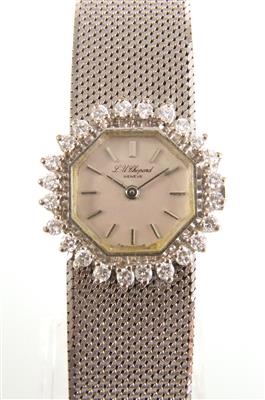 "L. C. Chopard" Brillant Damenarmbanduhr - Schmuck und Uhren