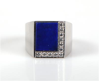 Brillant Lapis Lazuli Herrenring - Gioielli e orologi