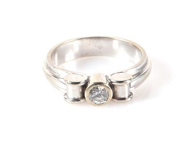 Brillantsolitär ca. 0,35 ct - Jewellery and watches