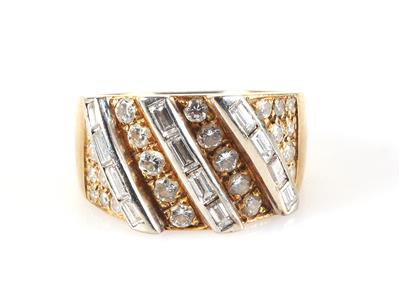 Brillant Diamant Ring zus. ca. 1,05 ct - Jewellery and watches