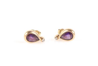 Amethyst Brillant Ohrstecker - Jewellery and watches
