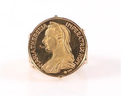 Medaillen Ring "Maria Theresia" - Schmuck und Uhren